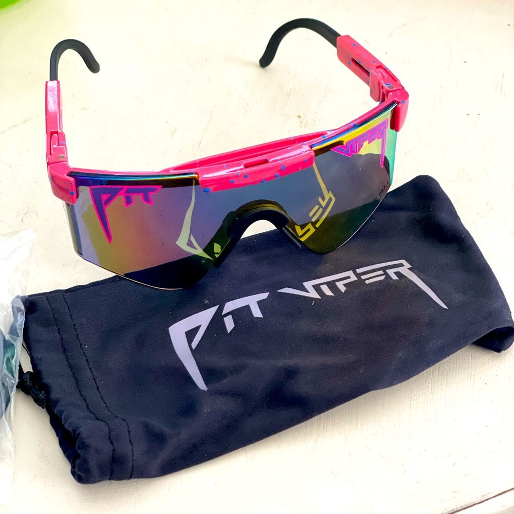 Pit Viper Pink Paint Radical Polarized Sunglasses